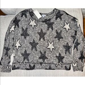 •Splendid• Metallic Star Pullover
